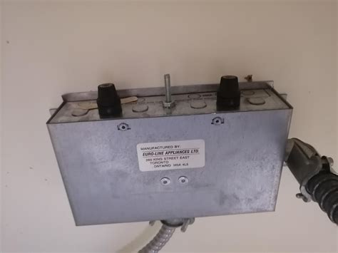 3 inch behind drawer enough for junction box|double oven junction box mount.